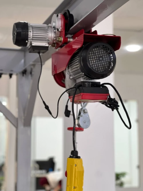 Mini palan treuil a câble avec chariot de déplacement latéral électrique PA1000E