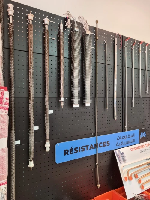 Résistance fil ou tubes pour soudeuses et fardeleuses