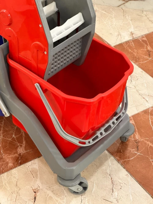 Chariot de lavage double bac