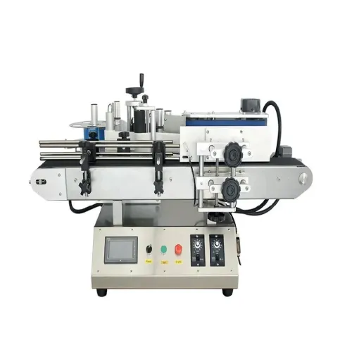 Étiqueteuse automatique à table pour produits cylindrique TRLM-120B