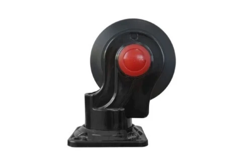 Chariot à plateforme noir en plastique PLA300-DX-SF