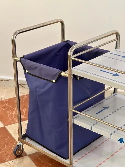 Chariot à linge en inox CLT