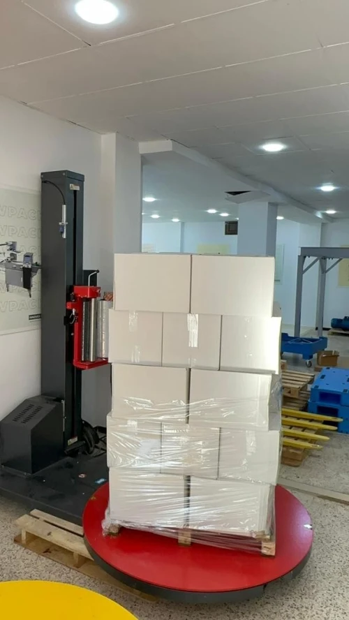 Banderoleuse filmeuse à plateau tournant 1000kg MH-FG1000A