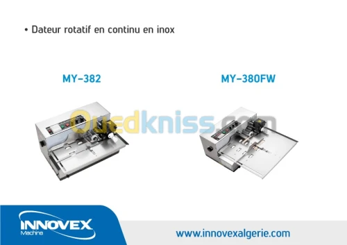 Dateur rotatif en continu en inox