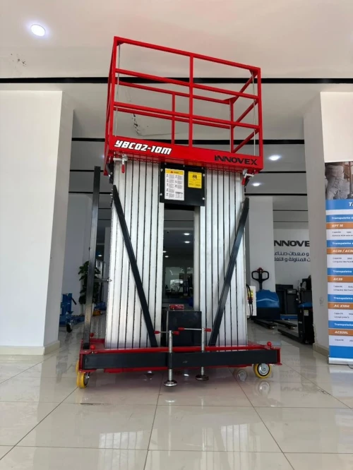 Nacelle/Plateforme élévatrice double mât en aluminium YBC02-10
