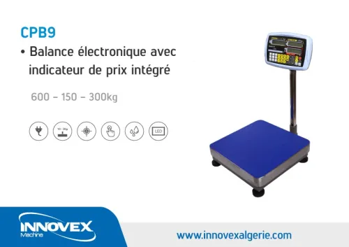 Balance électronique avec indicateur de prix intégré CPT