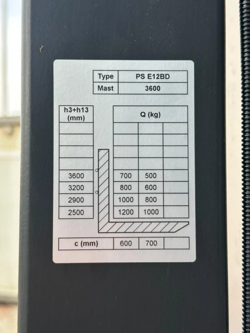 Gerbeur électrique levée initiale PSE 12BD