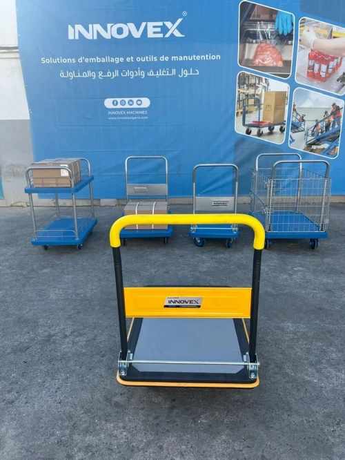 Chariot à plate forme en acier à bras pliable TB300P-DX