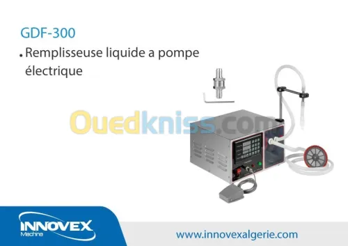 Remplisseuse liquide à pompe électrique de 20ml jusqu'à 17000ml-min 