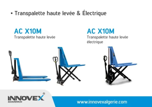 Transpalette haute levée &électrique