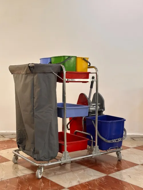 Chariot de nettoyage industriel multi fonction KHA 3101