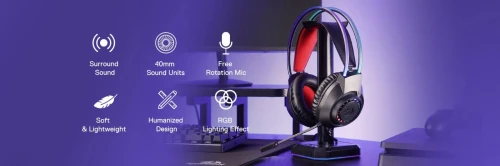 Casque de jeu filaire Redragon SCREAM H231