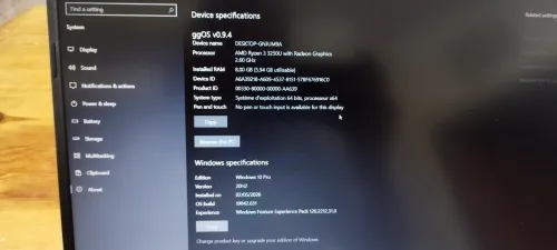 HP 255 G8 Ryzen 3 SSD - Rapide et idéal - travail études