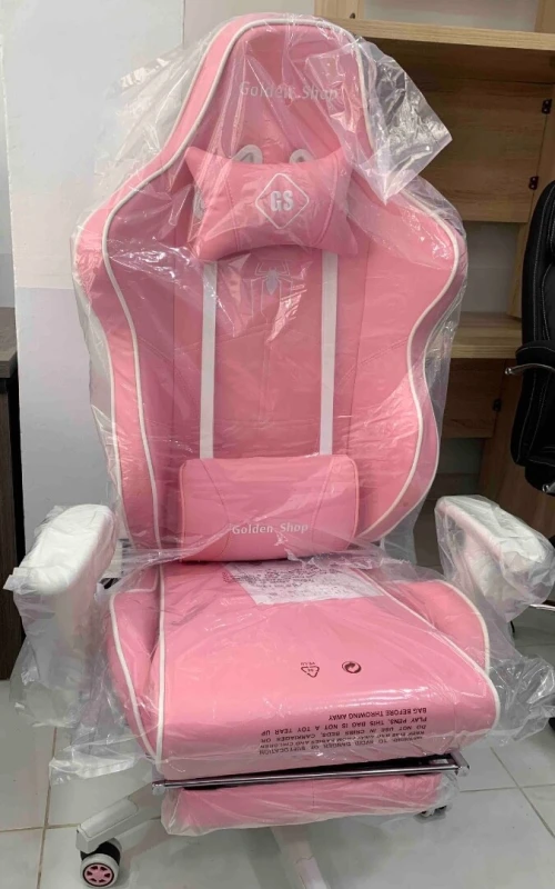 Chaise gamming pink original avec repose tête la marque importation 