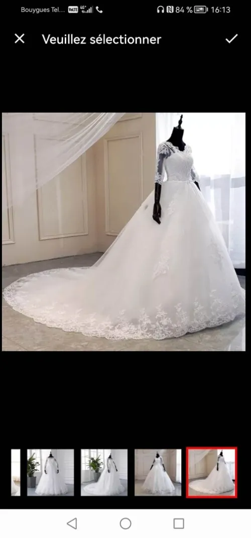 Robe blanche 