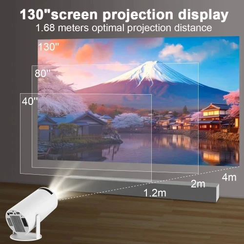 Projecteur DATA SHOW Hy300 PRO Android 11 260ANSI + IPTV (BONUS)