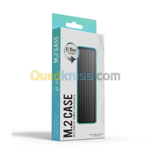 boîtier M2 NVMe 10Gbps à double protocole, boîtier SSD M2 PCIE/ NGFF SATA USB 3.1