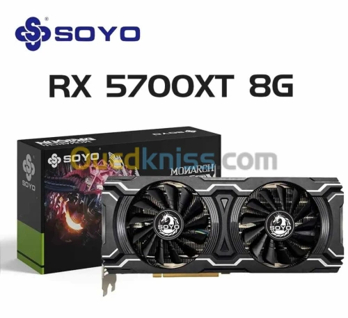 SOYO AMD Radeon RX5700XT 8GB Jeu Carte Graphique GDDR6 