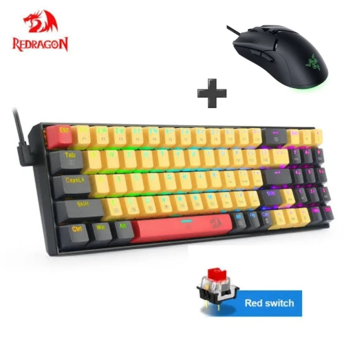 BUNDLE CLAVIER SOURIS Redragon K688 + RAZER VIPER MINI 
