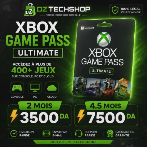 XBOX GAME PASS ULTIMATE LE MEILLEUR DU GAMING À PRIX IMBATTABLE