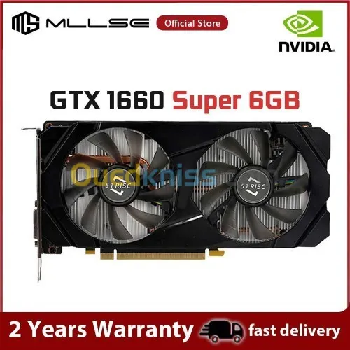 MLLSE Carte Graphique GTX 1660 Super 6 GO GDDR6 