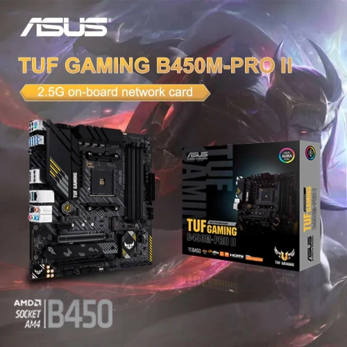 CARTE MERE ASUS TUF B450M-PRO GAMING II Des performances à couper le souffle