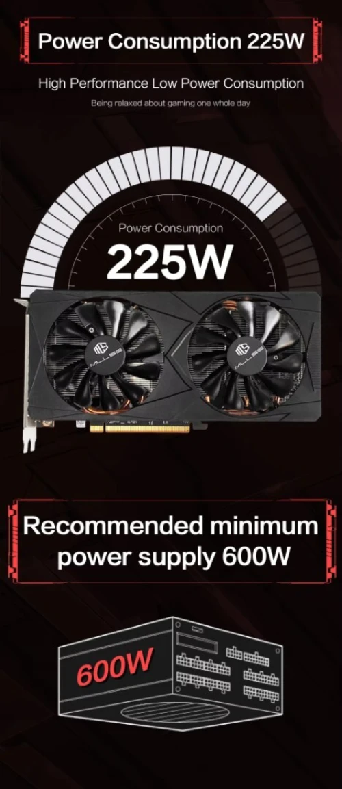 AMD Radeon RX5700XT 8GB Gaming Graphics Card GDDR6 