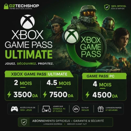 XBOX GAME PASS ULTIMATE LE MEILLEUR DU GAMING À PRIX IMBATTABLE