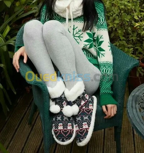 Chaussons bottines fourrées OYSHO