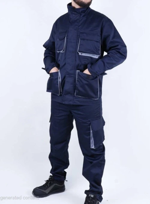 Tenue de travail , combinaison, chaussures de sécurité, gants , casque