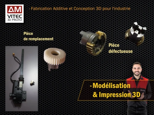 Impression 3D de Pièces Détachées sur Mesure - الطباعة ثلاثية الأبعاد لقطع الغيار المخصصة