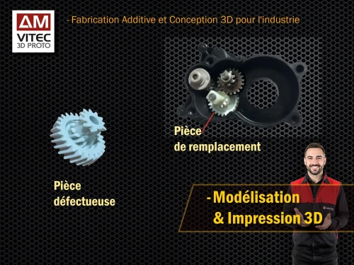 Impression 3D de Pièces Détachées sur Mesure - الطباعة ثلاثية الأبعاد لقطع الغيار المخصصة