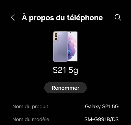 Samsung Galaxy s21 5g (exynos)