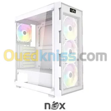 BOITIER NOX QUANTUM WHITE ARGB
