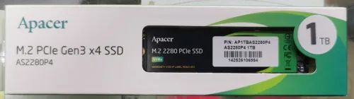 APACER 1TO M.2 PCIe GEN3 x4 SSD AS2280P4