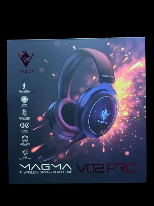 CASQUE GAMING MAGMA V02 RGB BLACK WIRELESS