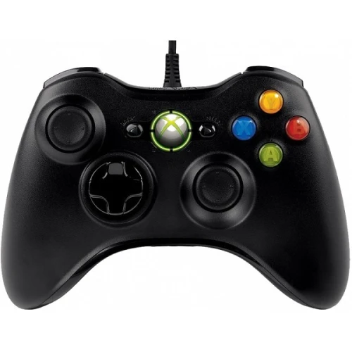 Manette Xbox 360 Filaire, USB Manette du Contrôleur de Jeu Filaire avec Double Vibration 