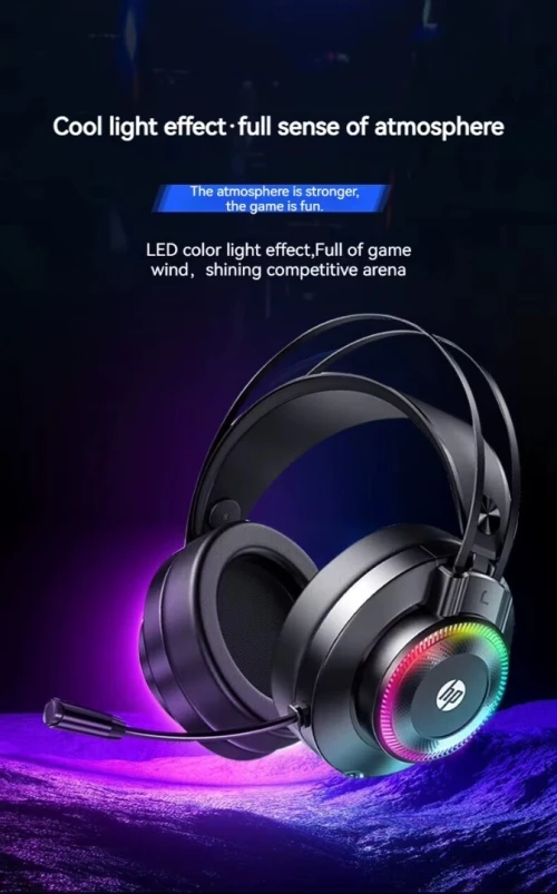 CASQUE HP GH10GS 7.1 SOUND EFFET WIRED GAMING HEADPHONES