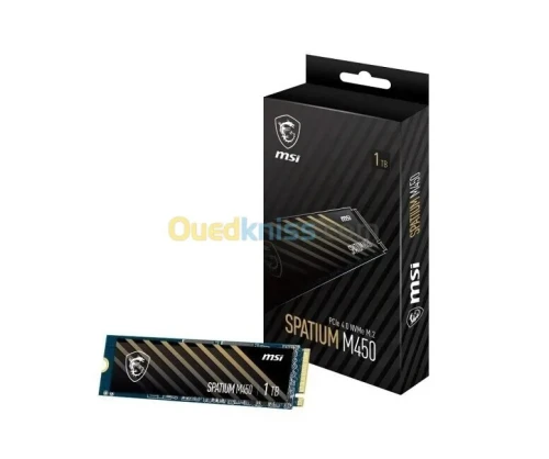  SSD NVME M,2 MSI SPATIUM M450 PRO 1000GB PCIE 4.0 (3300MB / 3000MB)