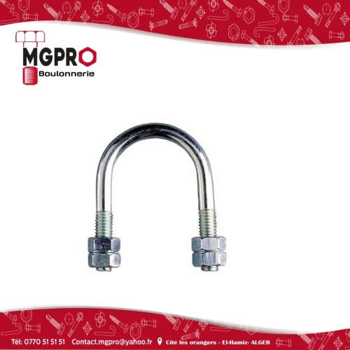 Etrier en U galva - inox