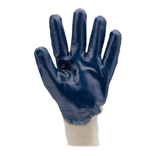 Gants Nitrile bleu dos aéré, économ