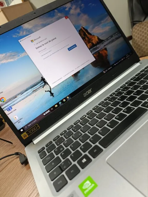 Pc portable ACER i5 10th generation Nvidia mx350 500GB SSD NVME 12gb ram 1080 full Hd