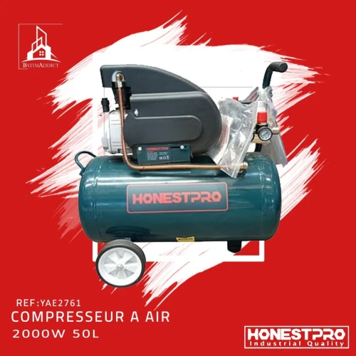 COMPRESSEUR DAIR 50L 2000W HONESTPRO 