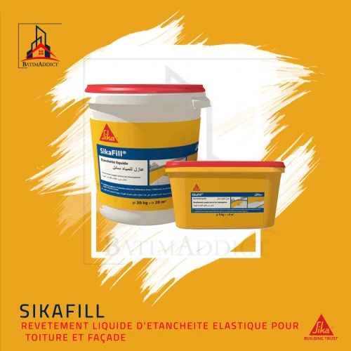 ÉTANCHEITE LIQUIDE POUR TERRASSE SIKAFILL SIKA 20 KG