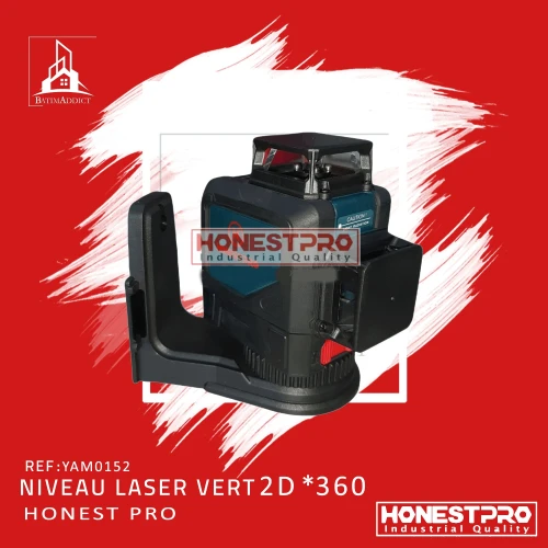 NIVEAU LASER VERT 8 LIGNES 2X360 HonestPro