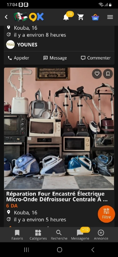 vente, micro-ondes, four électrique encastrable et réparation 