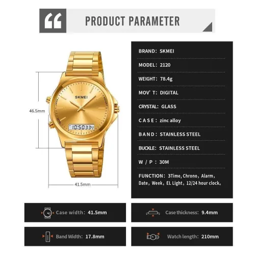 Skmei 2120 Original (Livraison Gratuite)
