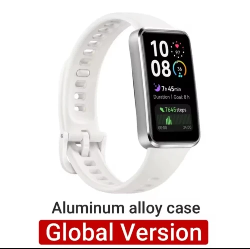 Huawei Band 10 Blanc - Cadre En Aluminium (Livraison Disponible)