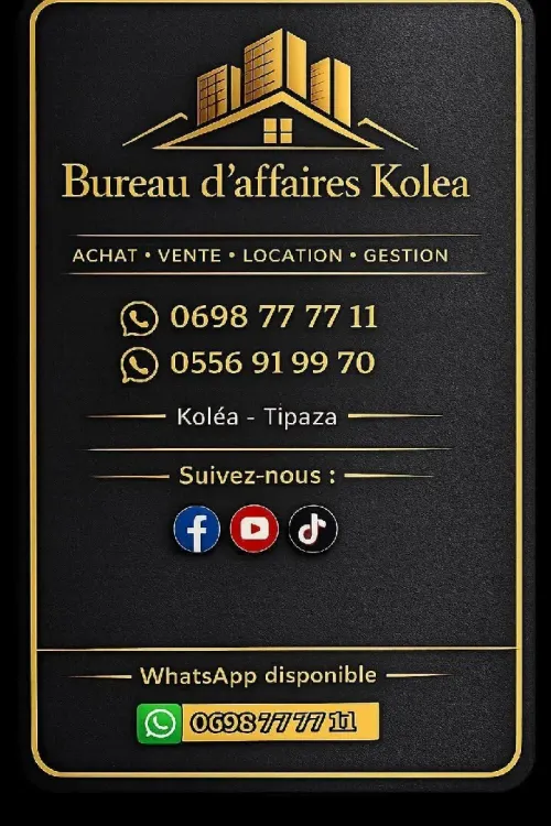 Vente Appartement F5 Tipaza Khemisti