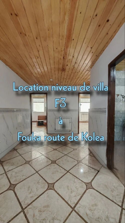 Location Appartement Niveau de villa F3 Tipaza Fouka